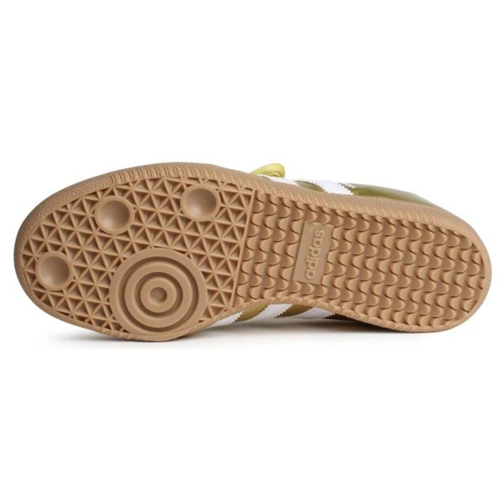 adidas Samba Jane Womens Size 7 Gold Metallic White Shoes IH6599 NEW - Picture 5 of 5